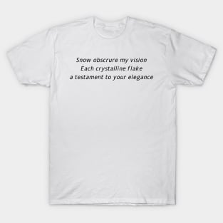 Poem T-Shirt